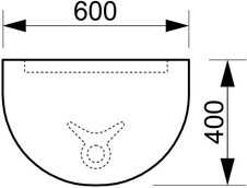 HOBIS prídavný stôl zakončovací oblúk - GP 60, jelša - 1
