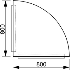 Prídavný spojovací stôl pravý - CP 900 P, čerešňa - 1