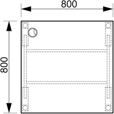 HOBIS kancelársky stôl rovný - US A 800, jelša - 4