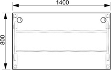 HOBIS kancelársky stôl rovný - US A 1400, jelša - 4