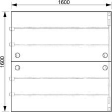 HOBIS prídavný stôl zdvojený - USD A 1600 R, biela - 5