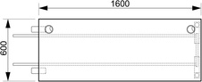 HOBIS prídavný stôl do uhla - UE A 1600 RU, hĺbka 60 cm, jelša - 5