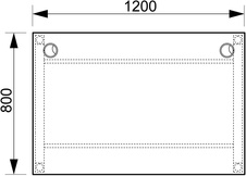 HOBIS kancelársky stôl rovný - US O 1200, biela - 3
