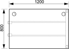 HOBIS prídavný stôl rovný - US O 1200 R, čerešňa - 3