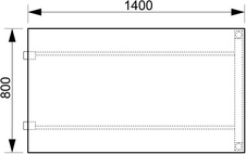 HOBIS prídavný rokovací stôl rovný - UJ O 1400 R, jelša - 3