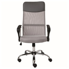 Kancelárska stolička MEDEA, farba šedá - 1