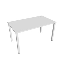 HOBIS kancelársky stôl rovný - US 1400, biela - 2