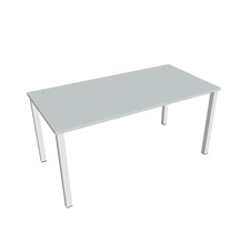 HOBIS kancelársky stôl rovný - US 1600, sivá - 2
