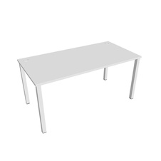 HOBIS kancelársky stôl rovný - US 1600, biela - 2