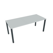 HOBIS kancelársky stôl rovný - US 1800, sivá - 1