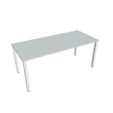 HOBIS kancelársky stôl rovný - US 1800, sivá - 2