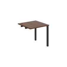 HOBIS prídavný kancelársky stôl rovný - US 800 R, orech - 1