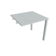 HOBIS prídavný kancelársky stôl rovný - US 800 R, šeda