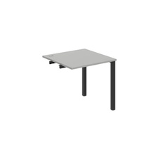 HOBIS prídavný kancelársky stôl rovný - US 800 R, šeda - 1