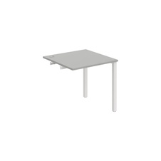 HOBIS prídavný kancelársky stôl rovný - US 800 R, šeda - 2