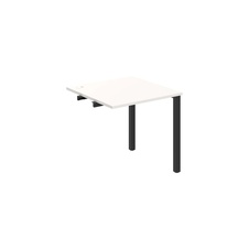 HOBIS prídavný kancelársky stôl rovný - US 800 R, biela - 1