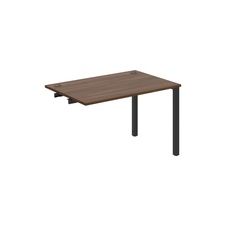 HOBIS prídavný kancelársky stôl rovný - US 1200 R, orech - 1