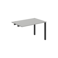 HOBIS prídavný kancelársky stôl rovný - US 1200 R, šeda - 1