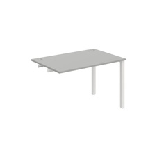 HOBIS prídavný kancelársky stôl rovný - US 1200 R, šeda - 2