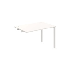HOBIS prídavný kancelársky stôl rovný - US 1200 R, biela - 2