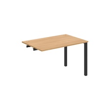 HOBIS prídavný kancelársky stôl rovný - US 1200 R, dub - 1