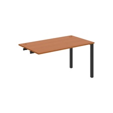 HOBIS prídavný kancelársky stôl rovný - US 1400 R, čerešňa - 1