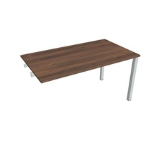 HOBIS prídavný kancelársky stôl rovný - US 1400 R, orech