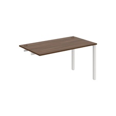 HOBIS prídavný kancelársky stôl rovný - US 1400 R, orech - 2