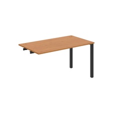 HOBIS prídavný kancelársky stôl rovný - US 1400 R, jelša - 1