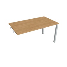 HOBIS prídavný kancelársky stôl rovný - US 1400 R, dub