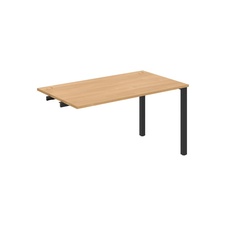 HOBIS prídavný kancelársky stôl rovný - US 1400 R, dub - 1