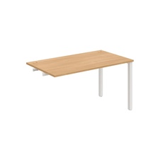 HOBIS prídavný kancelársky stôl rovný - US 1400 R, dub - 2