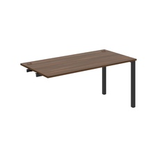 HOBIS prídavný kancelársky stôl rovný - US 1600 R, orech - 1