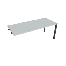 HOBIS prídavný kancelársky stôl rovný - US 1800 R, šeda - 1