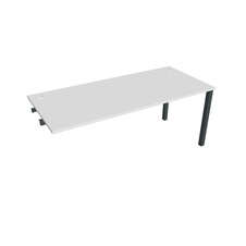 HOBIS prídavný kancelársky stôl rovný - US 1800 R, biela - 1