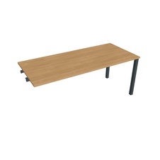 HOBIS prídavný kancelársky stôl rovný - US 1800 R, dub - 1