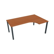 HOBIS kancelársky stôl tvarový, ergo ľavý - UE 1800 60 L, čerešňa - 1