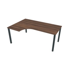 HOBIS kancelársky stôl tvarový, ergo pravý - UE 1800 60 P, orech - 1