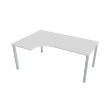 HOBIS kancelársky stôl tvarový, ergo pravý - UE 1800 60 P, biela