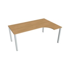 HOBIS kancelársky stôl, ergo ľavý - UE 1800 L, dub