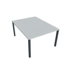 HOBIS kancelársky stôl zdvojený - USD 1200, šeda - 1