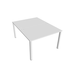 HOBIS kancelársky stôl zdvojený - USD 1200, biela - 2