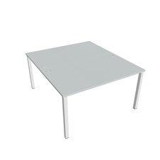HOBIS kancelársky stôl zdvojený - USD 1400, šeda - 2