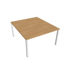 HOBIS kancelársky stôl zdvojený - USD 1400, dub - 2