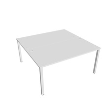 HOBIS kancelársky stôl zdvojený - USD 1600, biela - 2