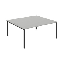 HOBIS kancelársky stôl zdvojený - USD 1800, šeda - 1