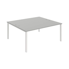 HOBIS kancelársky stôl zdvojený - USD 1800, šeda - 2