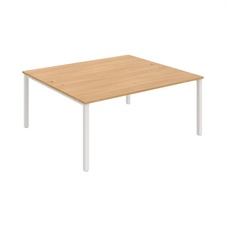 HOBIS kancelársky stôl zdvojený - USD 1800, dub - 2