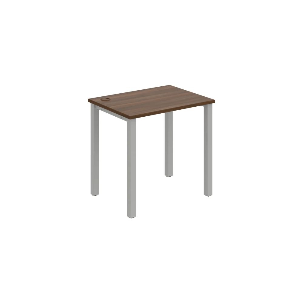 HOBIS kancelársky stôl rovný - UE 800, hĺbka 60 cm, orech