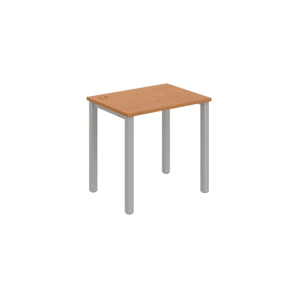 HOBIS kancelársky stôl rovný - UE 800, hĺbka 60 cm, jelša